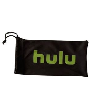 HULU soft sunglass case with drawstring